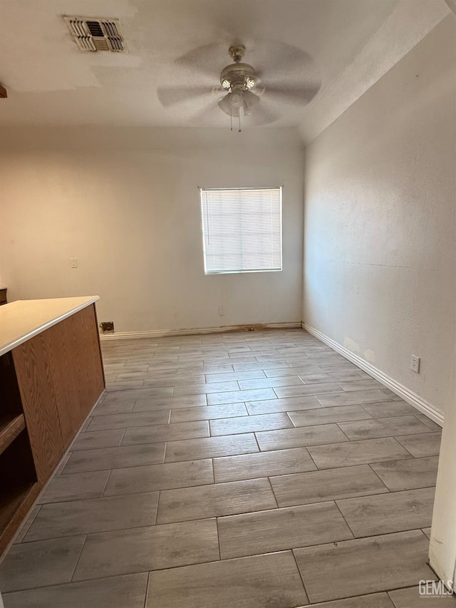 1107 Monterey St, Bakersfield, CA 93305 - unfurnished room featuring ceiling fan and wood finish floors