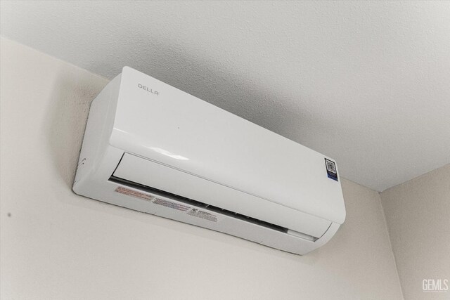 detailed view of an AC wall unit
