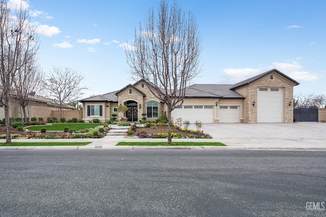 ranch-style house with a garage