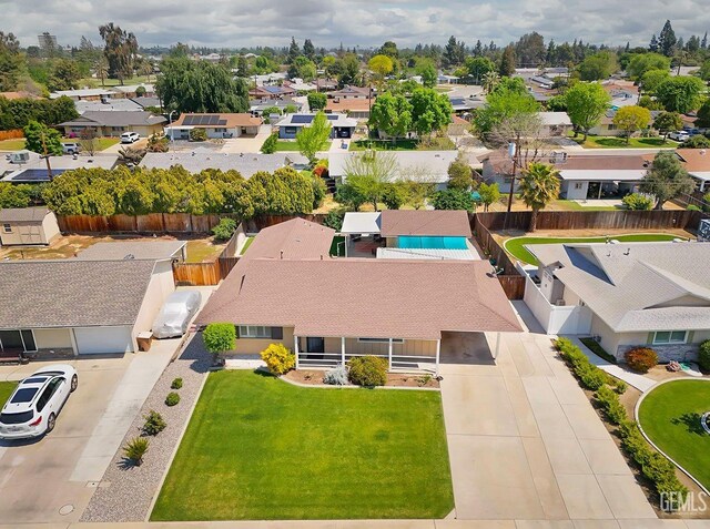 408 Pebble Beach Dr, Bakersfield, CA 93309 - bird's eye view featuring a residential view