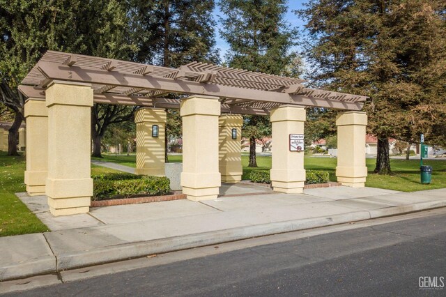 8220 Birmingham St, Bakersfield, CA 93311 - view of home's community featuring a pergola