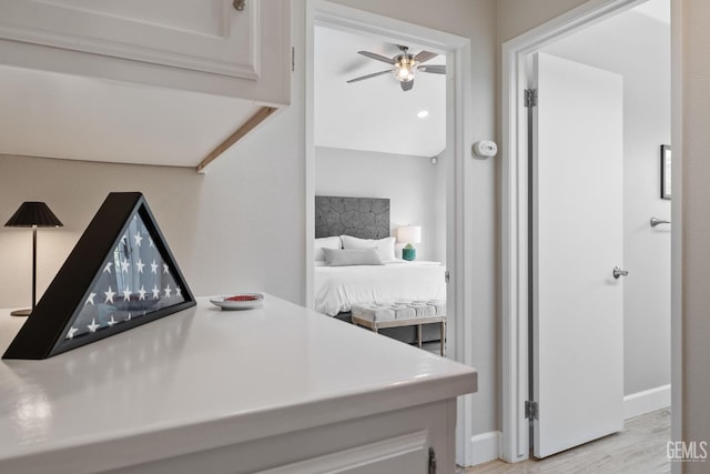 8220 Birmingham St, Bakersfield, CA 93311 - bedroom featuring light wood-type flooring and baseboards