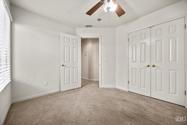 10200 Cheyenne Dr, Bakersfield, CA 93312 - unfurnished bedroom with carpet floors, a closet, and a ceiling fan