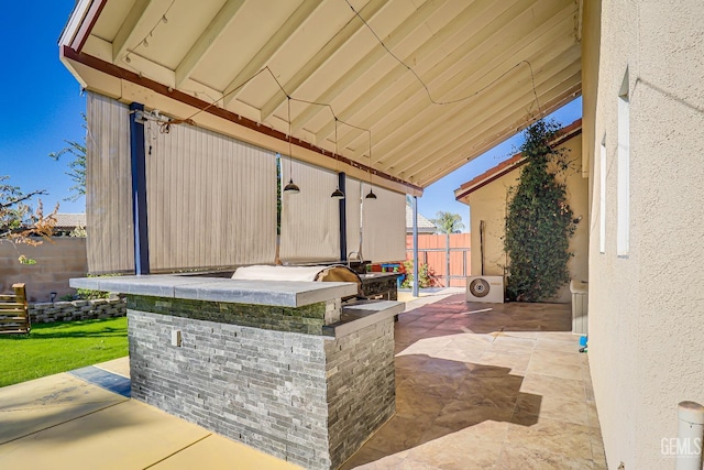 view of patio / terrace with ac unit