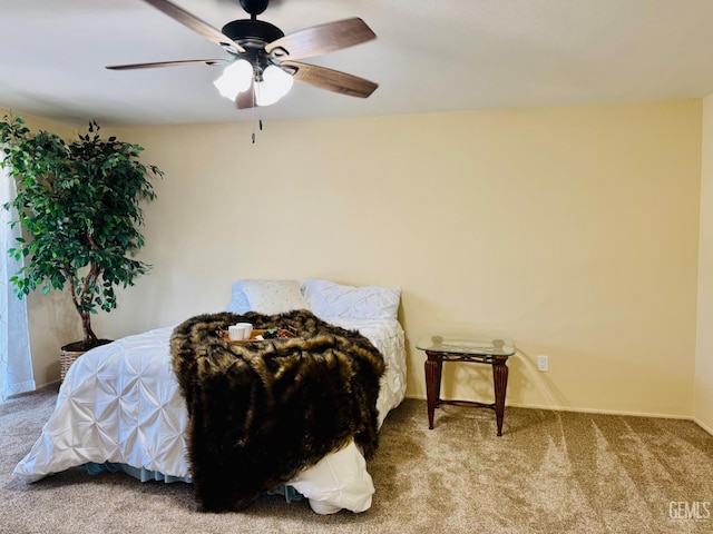4208 Tierra Verde St Unit 2, Bakersfield, CA 93301 - carpeted bedroom with baseboards and a ceiling fan