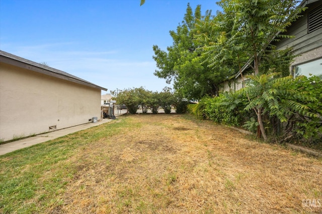view of yard