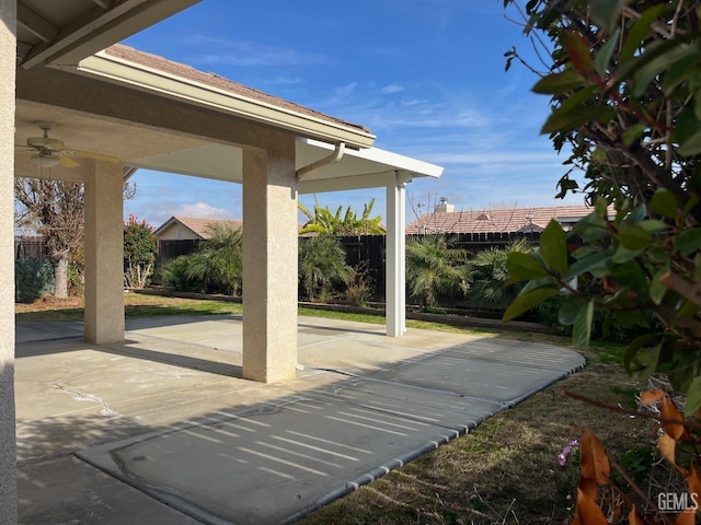 view of patio