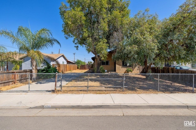 view of obstructed view of property