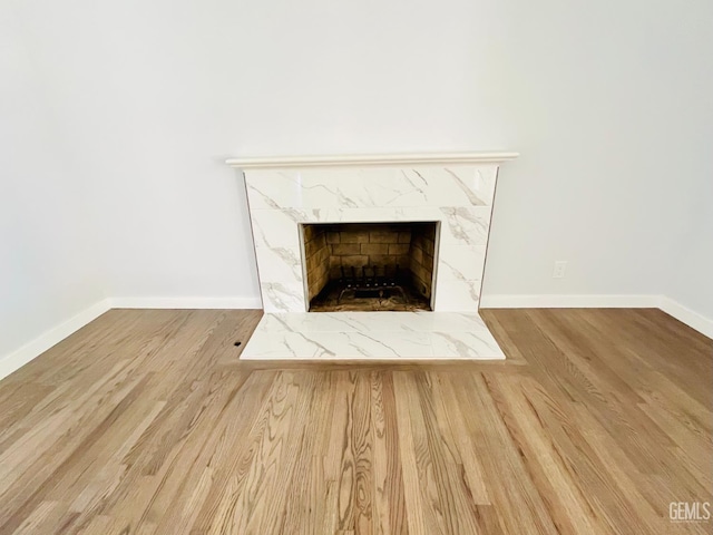 2301 Tangerine St, Bakersfield, CA 93306 - detailed view of wood finished floors and baseboards