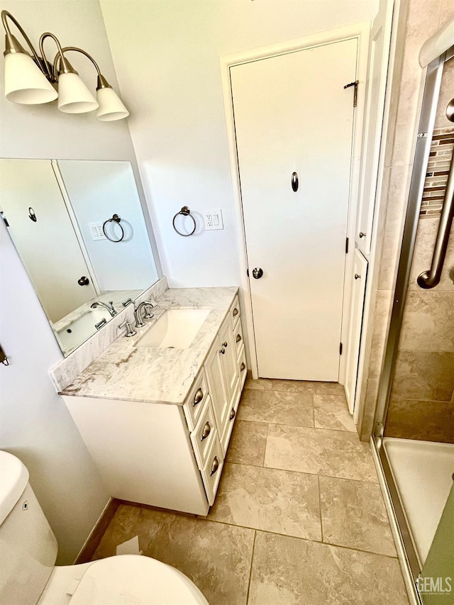 2301 Tangerine St, Bakersfield, CA 93306 - full bath featuring vanity and a shower stall