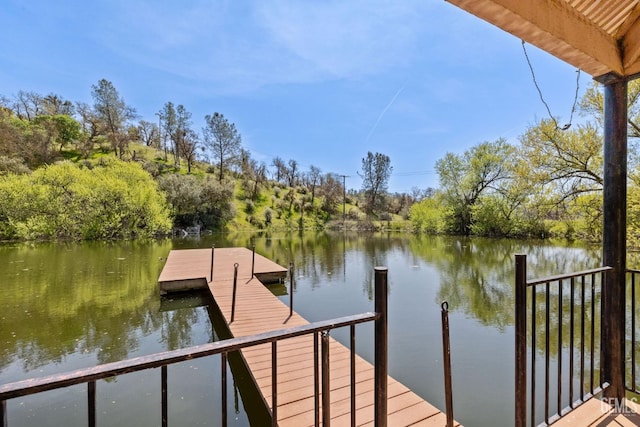 4227 Poso Flat Rd, Bakersfield, CA 93308 - view of dock featuring a water view