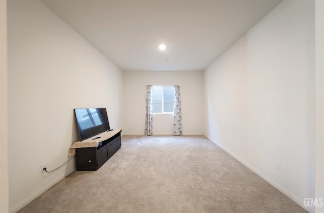 10213 Breitenbush Ave, Bakersfield, CA 93311 - unfurnished living room with light colored carpet and baseboards