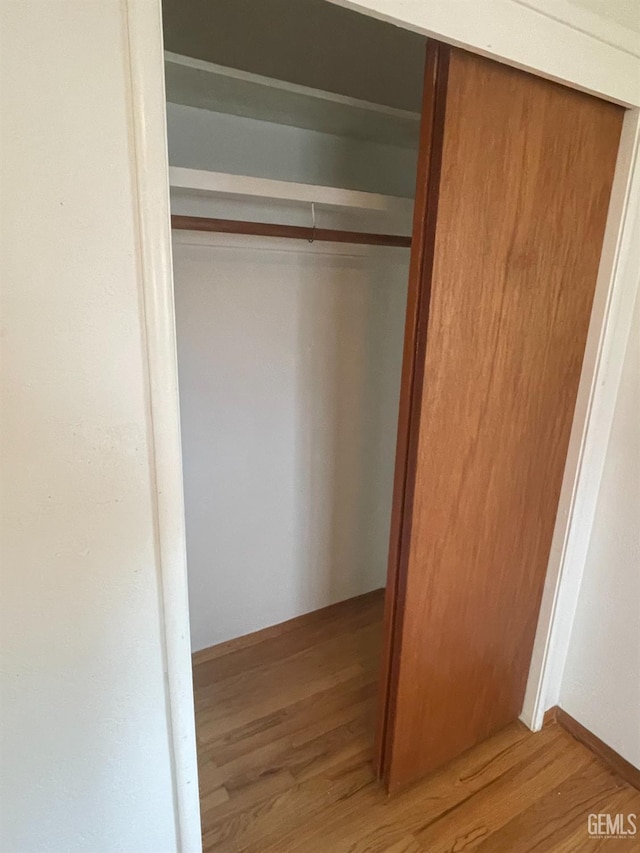 view of closet