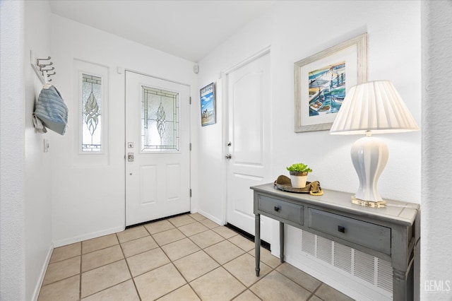 48 16th St, Cayucos, CA 93430 - entrance foyer with baseboards and light tile patterned floors