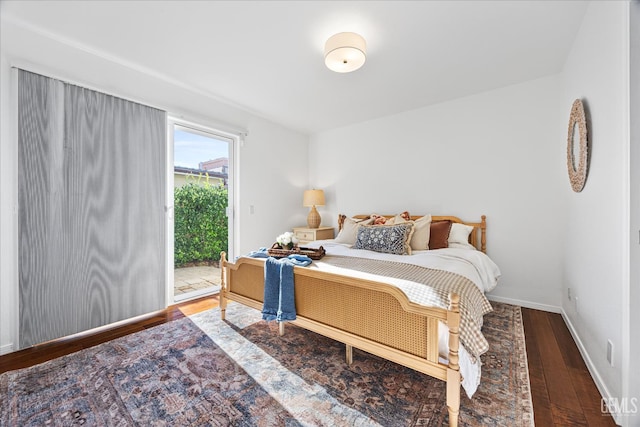 48 16th St, Cayucos, CA 93430 - bedroom with access to outside and wood finished floors