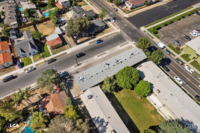 1102 Oleander Ave, Bakersfield, CA 93304 - aerial overview of property's location with nearby suburban area