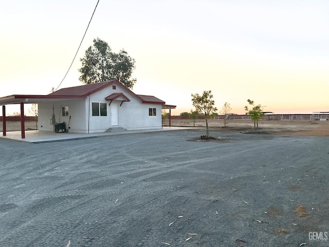 28112 Pond Rd, Wasco, CA 93280 - view of back of property at dusk