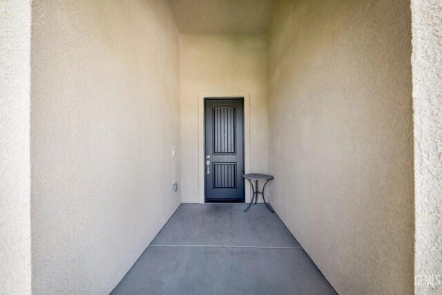 8317 Littleton St, Bakersfield, CA 93314 - entrance to property featuring stucco siding