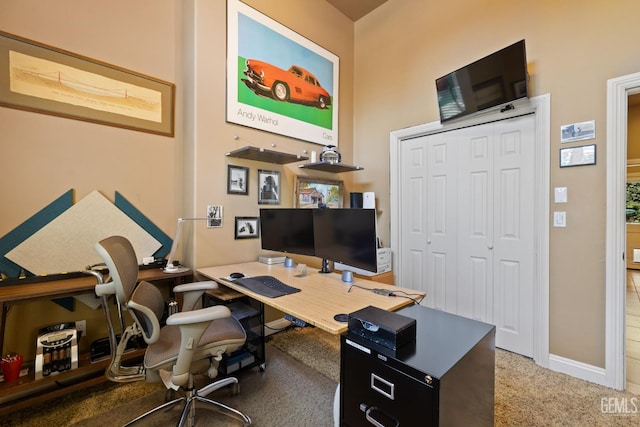 2801 Trengate Way, Bakersfield, CA 93311 - office space with baseboards and carpet floors