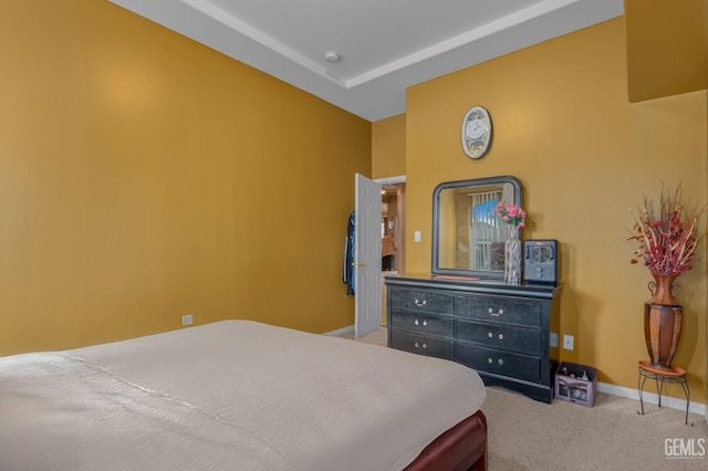 bedroom featuring carpet floors