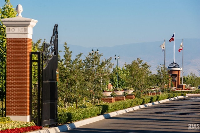 view of property's community featuring a mountain view