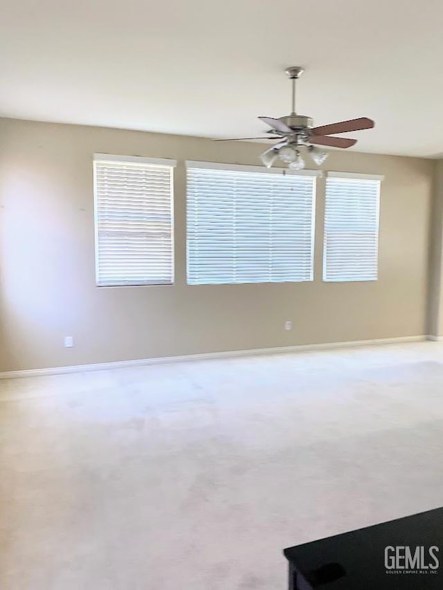 6622 Rimridge Way, Bakersfield, CA 93313 - carpeted empty room featuring a ceiling fan and baseboards