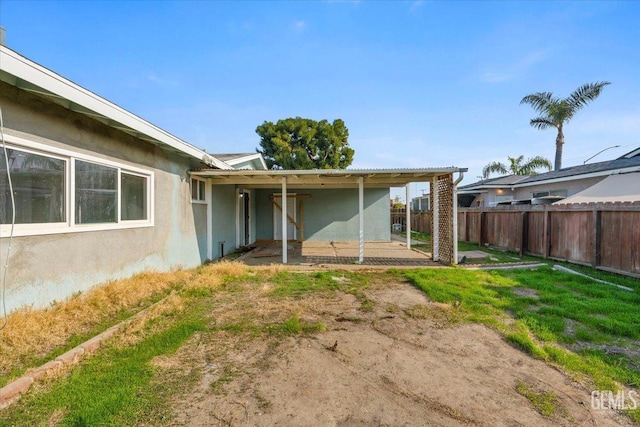 view of rear view of property