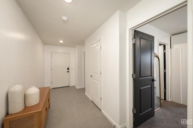 6028 Bogart Dr, Bakersfield, CA 93313 - hall with light tile patterned flooring and recessed lighting