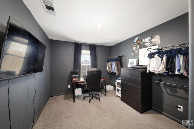 6028 Bogart Dr, Bakersfield, CA 93313 - carpeted office space featuring baseboards