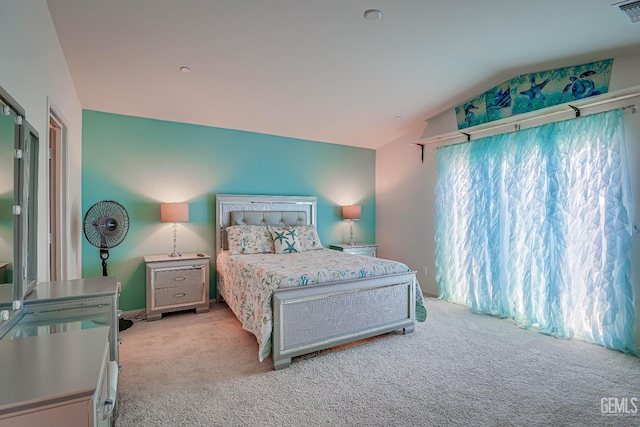 615 Welch Ave, Bakersfield, CA 93307 - bedroom featuring lofted ceiling and carpet flooring