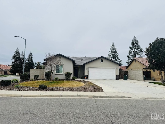 ranch-style house with a garage