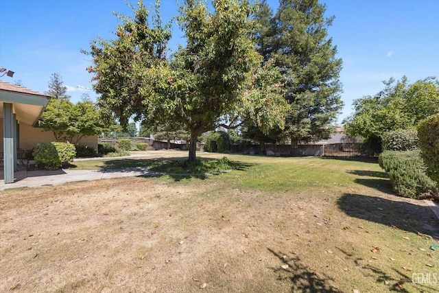 view of yard