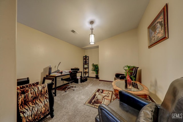 4716 Ambrister Dr, Bakersfield, CA 93313 - carpeted office featuring baseboards and visible vents