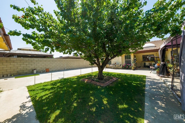 4508 Glengary Pl, Bakersfield, CA 93313 - view of yard with a patio