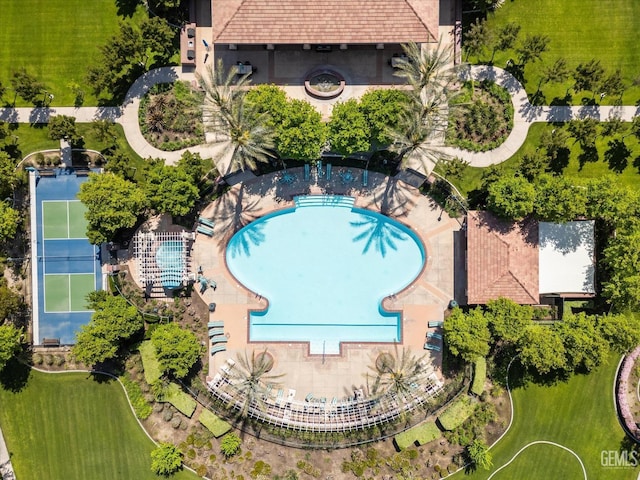 aerial view