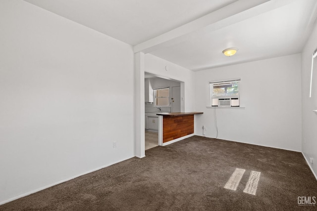 2310 B St, Bakersfield, CA 93301 - spare room with dark colored carpet