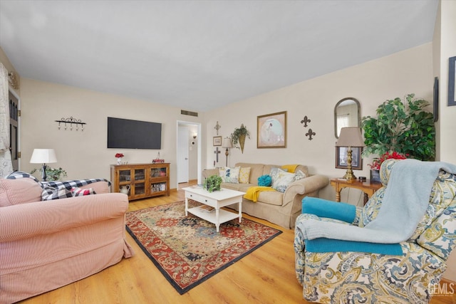 3808 Navajo Ave, Bakersfield, CA 93309 - living room featuring wood finished floors