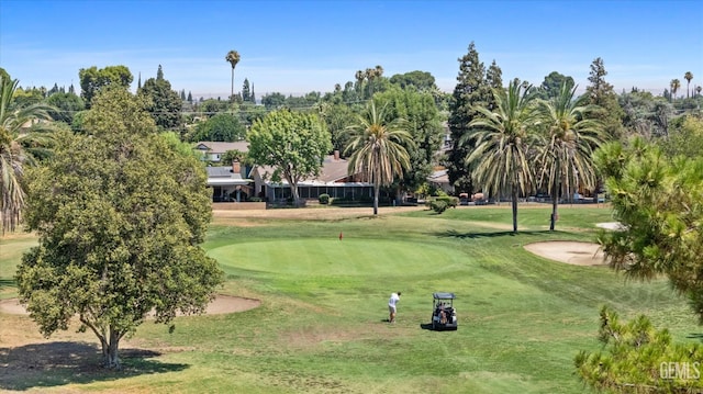 6309 Desert Hills Ave, Bakersfield, CA 93309 - view of property's community featuring view of golf course and a lawn