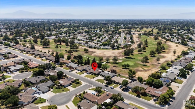 6309 Desert Hills Ave, Bakersfield, CA 93309 - aerial view of property's location with mountains and nearby suburban area