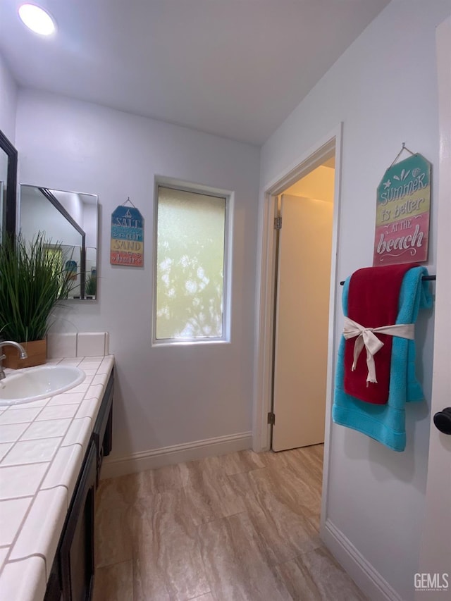 bathroom featuring sink