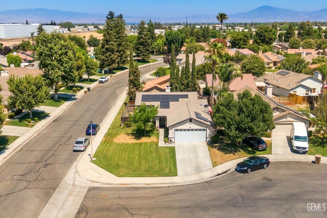 5000 Rogue Water Ct, Bakersfield, CA 93313 - aerial view of residential area with a mountain backdrop