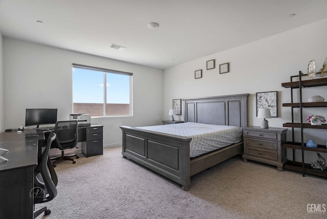 1215 Brookline Ln, Bakersfield, CA 93314 - bedroom with light colored carpet and an office area