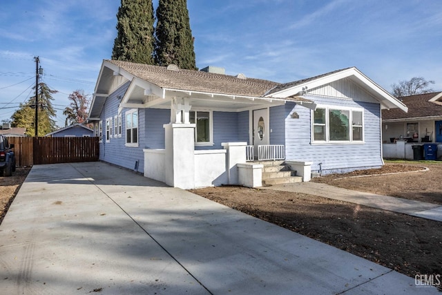 view of front of home