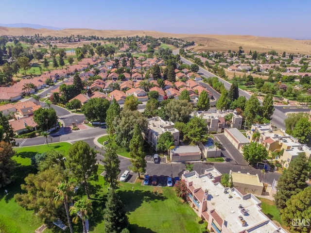 14500 Las Palmas Dr Unit 3, Bakersfield, CA 93306 - aerial view of residential area featuring a mountainous background