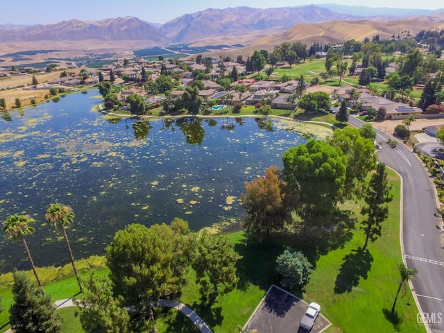 14500 Las Palmas Dr Unit 3, Bakersfield, CA 93306 - aerial view of residential area featuring a water and mountain view