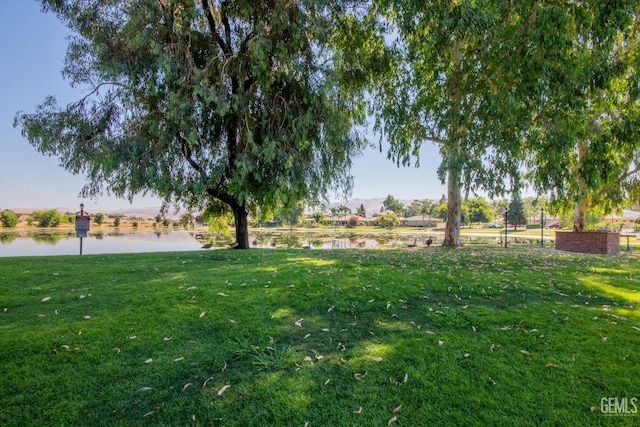 14500 Las Palmas Dr Unit 3, Bakersfield, CA 93306 - view of green lawn with a water view