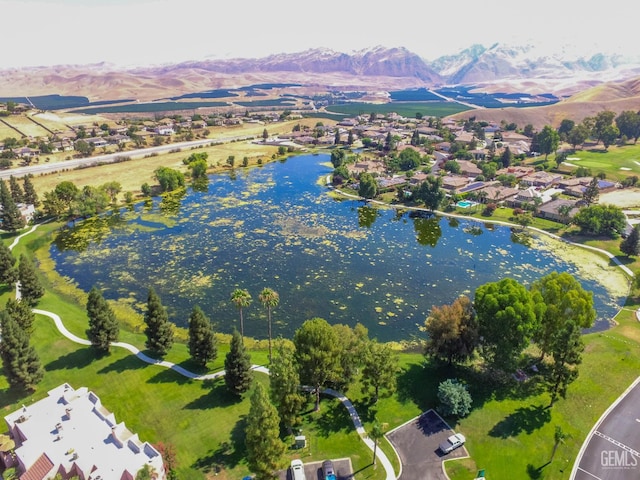 14500 Las Palmas Dr Unit 3, Bakersfield, CA 93306 - aerial view of residential area with a water and mountain view
