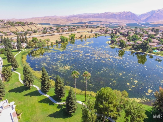 14500 Las Palmas Dr Unit 3, Bakersfield, CA 93306 - aerial view of residential area featuring a water and mountain view