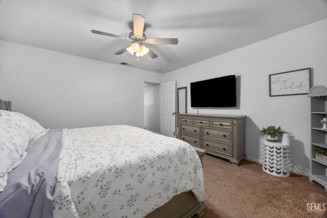 5812 Seasons Valley Ct, Bakersfield, CA 93313 - bedroom featuring carpet flooring and ceiling fan