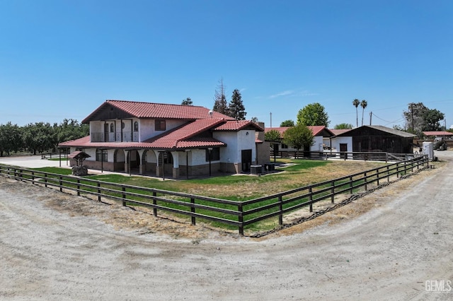 12606 Stradley Ave, Mc Farland, CA 93250 - view of front facade with stucco siding and a tile roof